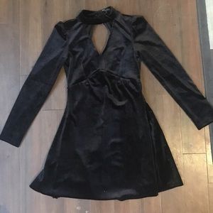 Black Velvet Dress